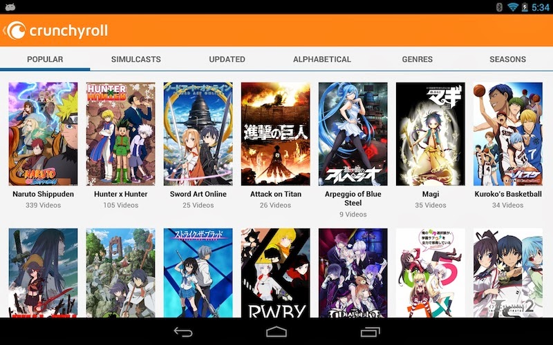 Anime apps free download